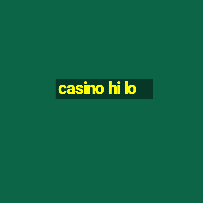 casino hi lo