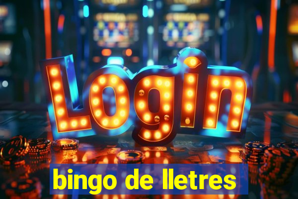 bingo de lletres