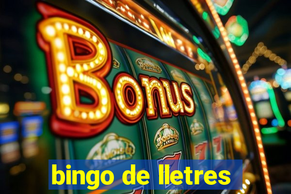 bingo de lletres