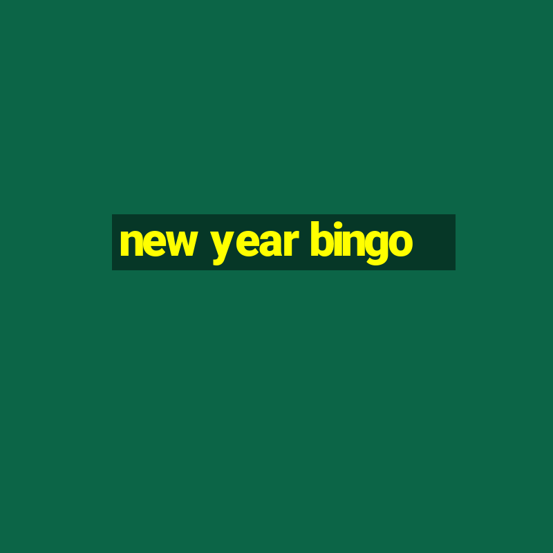 new year bingo