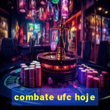 combate ufc hoje