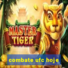 combate ufc hoje