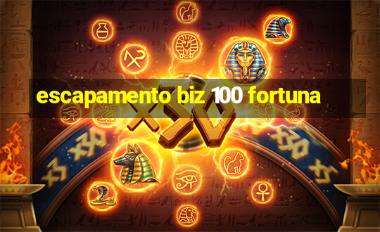 escapamento biz 100 fortuna