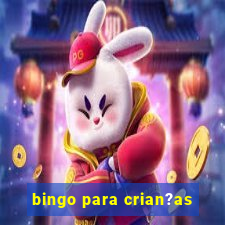 bingo para crian?as