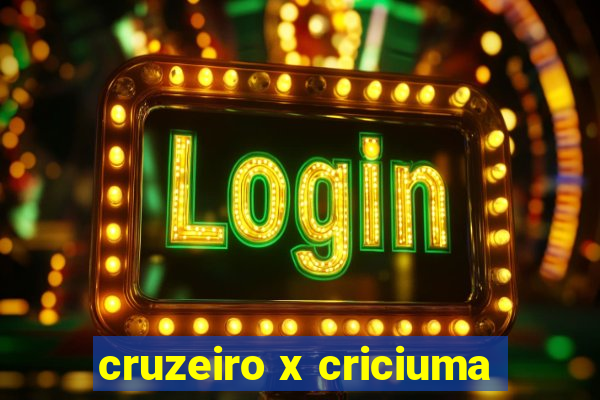 cruzeiro x criciuma