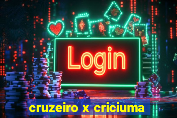 cruzeiro x criciuma