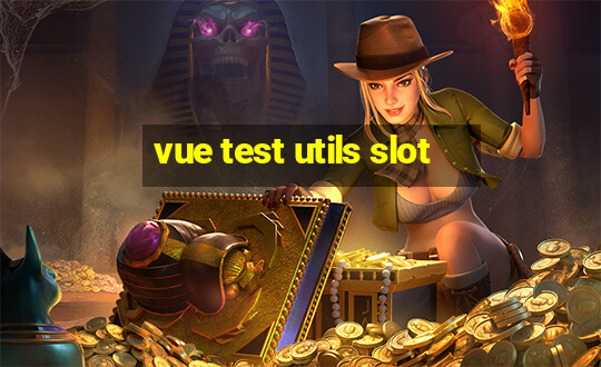 vue test utils slot