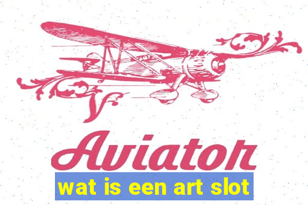 wat is een art slot