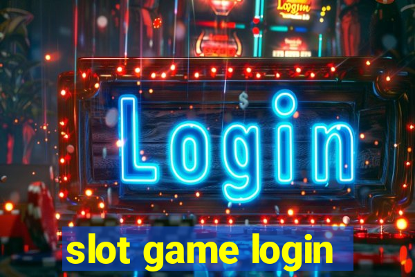 slot game login