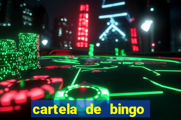 cartela de bingo para imprimir gratis