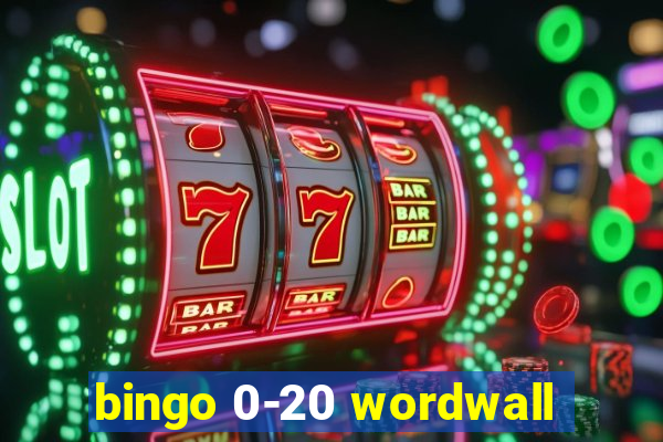 bingo 0-20 wordwall