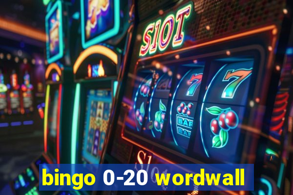 bingo 0-20 wordwall