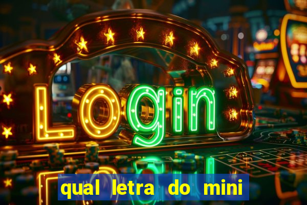 qual letra do mini dolar hoje