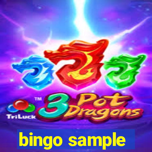 bingo sample