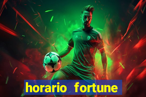 horario fortune tiger hoje