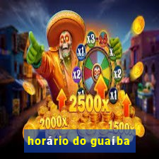 horário do guaíba