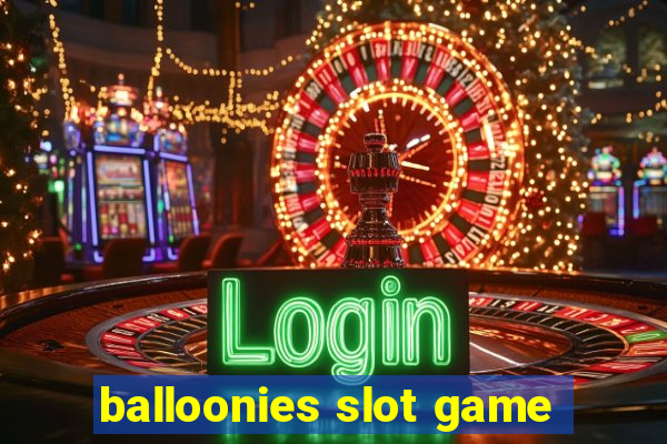 balloonies slot game