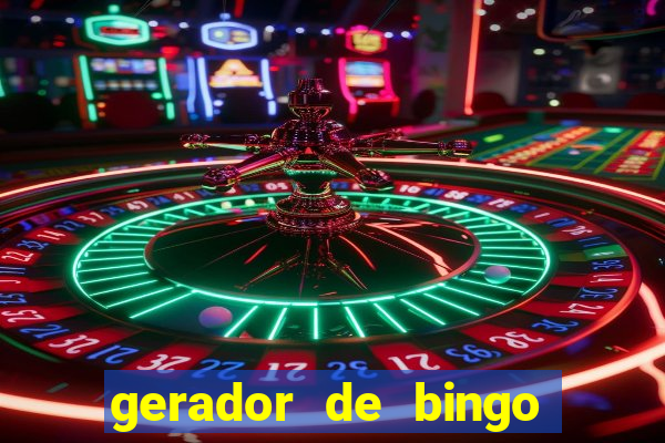 gerador de bingo de palavras