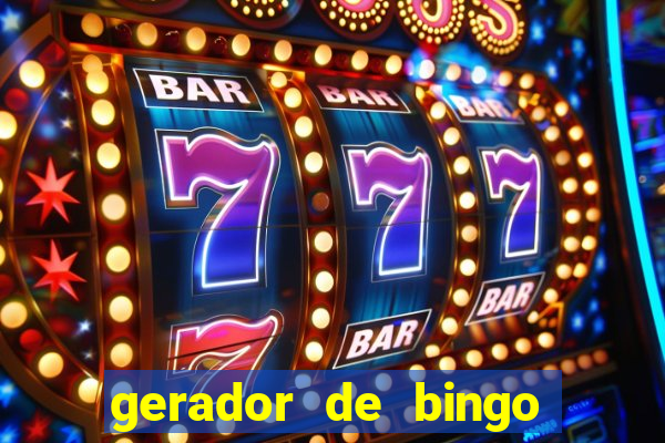 gerador de bingo de palavras