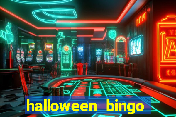 halloween bingo card generator