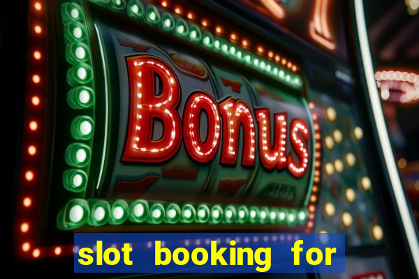 slot booking for driving licence