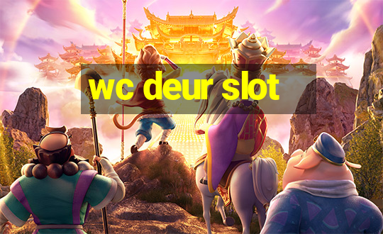 wc deur slot