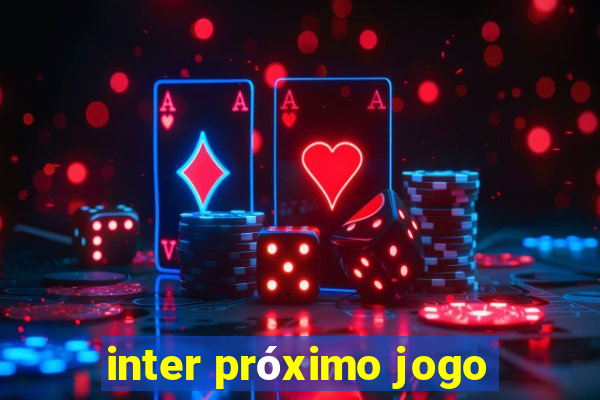 inter próximo jogo