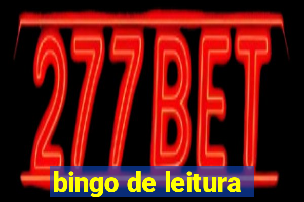 bingo de leitura