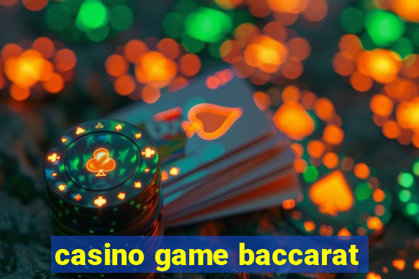 casino game baccarat