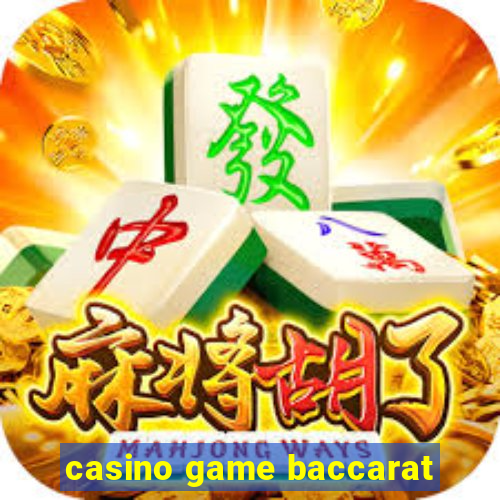 casino game baccarat