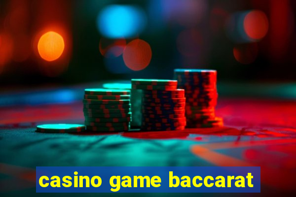 casino game baccarat