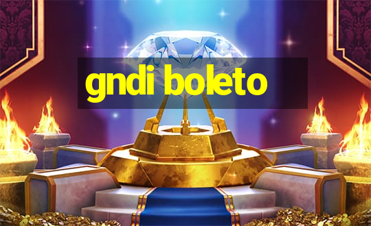 gndi boleto