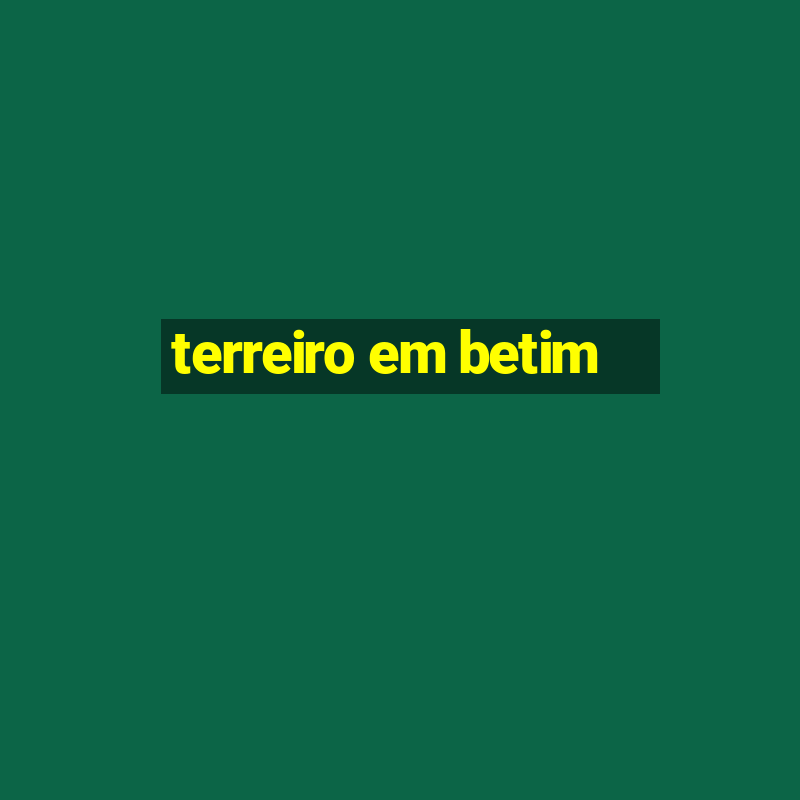 terreiro em betim