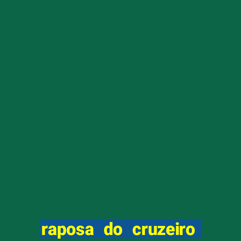 raposa do cruzeiro para colorir