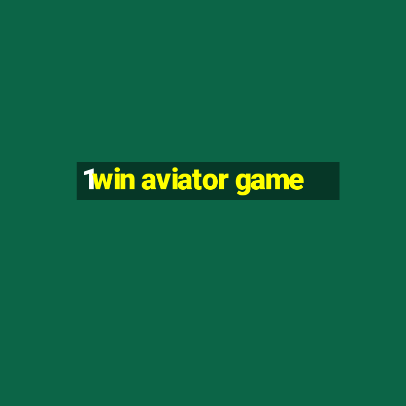 1win aviator game