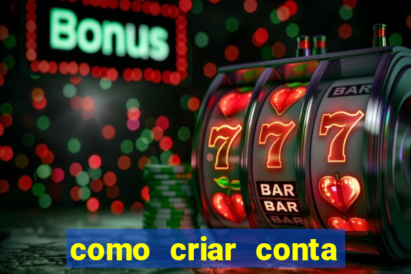 como criar conta demo slot