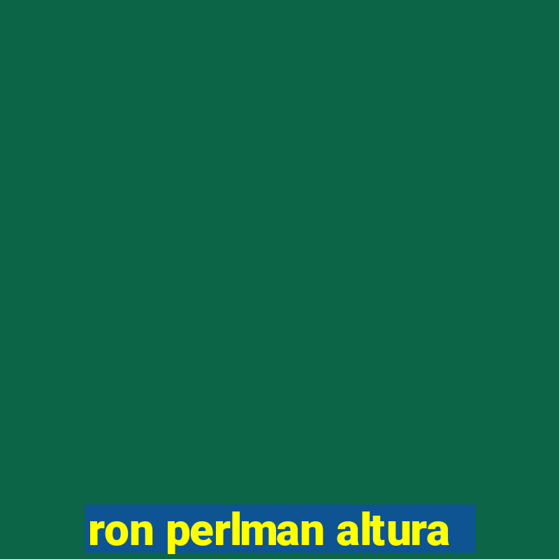 ron perlman altura