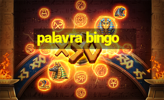 palavra bingo