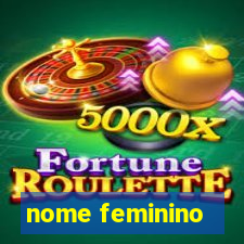 nome feminino