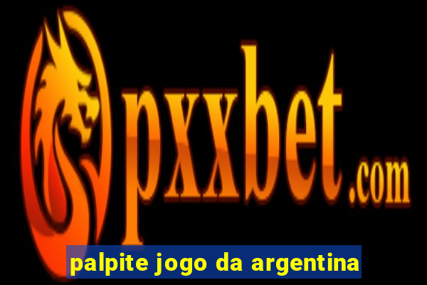 palpite jogo da argentina