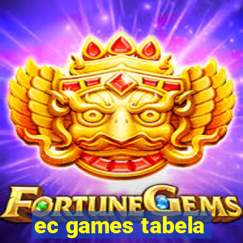 ec games tabela