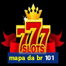 mapa da br 101