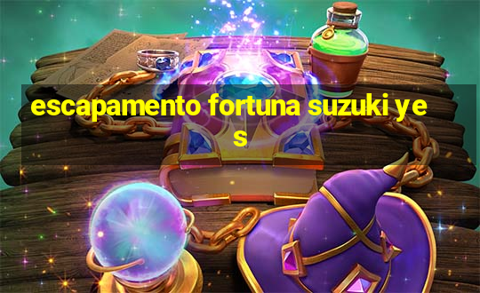 escapamento fortuna suzuki yes