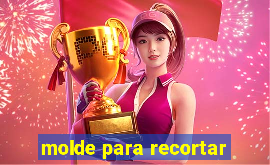 molde para recortar