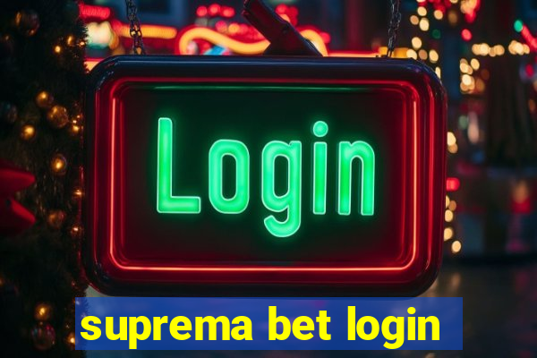 suprema bet login