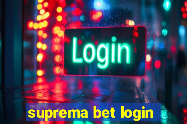 suprema bet login