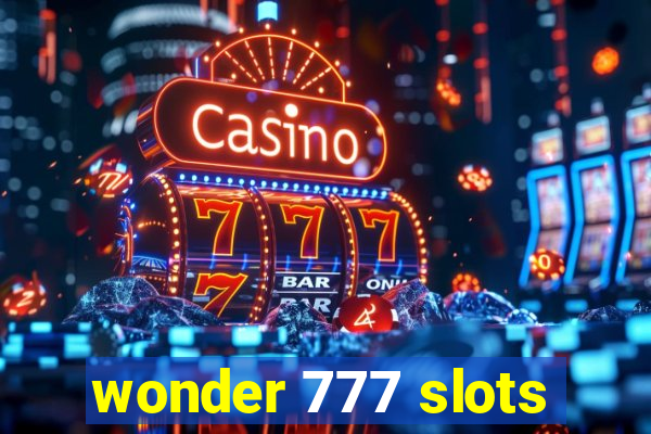 wonder 777 slots