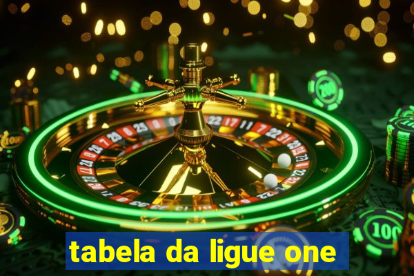 tabela da ligue one