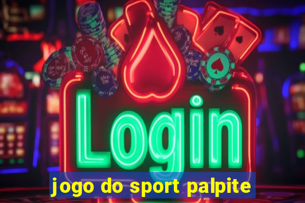 jogo do sport palpite