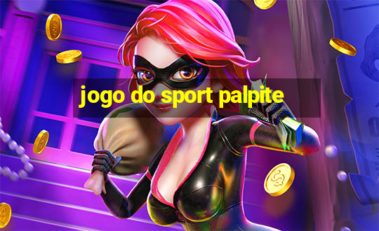 jogo do sport palpite